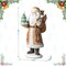 Set of 2 11.5"H Resin Christmas Gingerbread Santa Table Decor